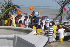 Pescadores devotos de la Virgen del Carmen 