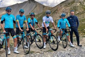 Harold Tejada con el Astana