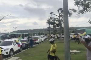 Caravana en Barranquilla.
