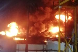 Incendio en Barranquilla.