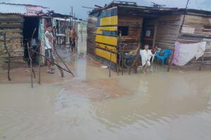 Familias debieron abandonar sus viviendas. 