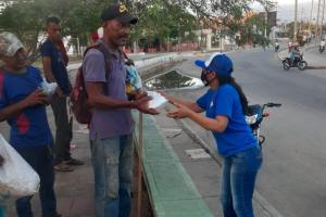 Ayudas humanitarias para recicladores.