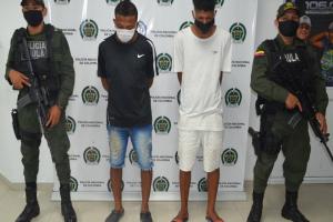 Presuntos extorsionistas