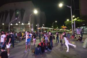 Protesta contra la violencia de la fuerza pública