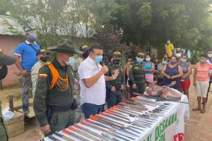 Plan desarme en El Carmen de Bolívar