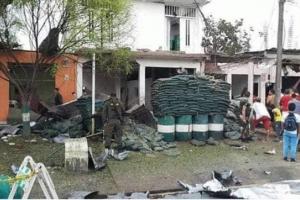 Atentan contra estaciones de policía en el Cesar.