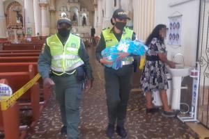 Abandonaron bebé en la iglesia San Roque de Ibagué