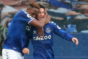 James Rodríguez y Yerry Mina