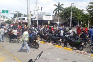 protesta de motociclistas 