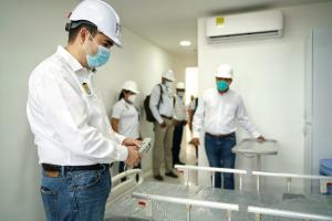 obras del Hospital Universitario del Caribe 