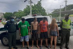 Envían a la cárcel a tres de los capturados por presuntamente quemar 12 quioscos en Playa Blanca 