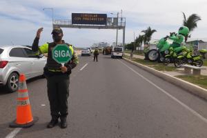 Garantizan la seguridad en las vías del departamento de Bolívar