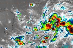 Imágenes satelitales de la tormenta tropical IOTA 