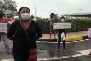 Protestan por el inicio de actividades de la terminal de transporte de la zona norte de Cartagena