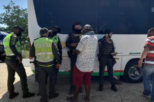 Controles para ingreso en Playa Blanca 