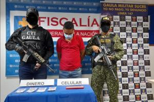 Gaula Militar Sucre Captura a  extorsionista en Sincelejo