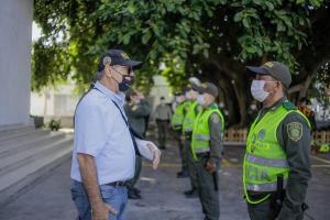 Uniformados de la Policía 