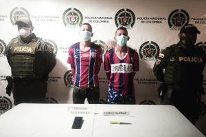 Los jóvenes pretendían despojar de un celular a una persona