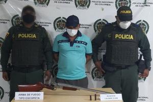 Tenían en su poder armas de largo alcance