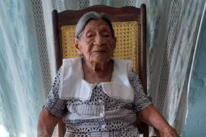 María Elena tiene 105 años y vive en Galapa, Atlántico. 