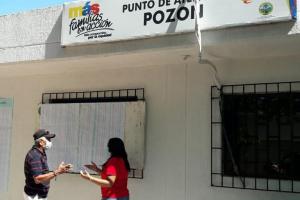 Punto de atención del barrio Pozón de Familias en Acción