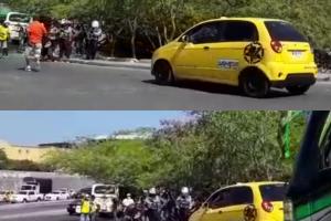 Taxista atropelló a Agente de Tránsito de Cartagena