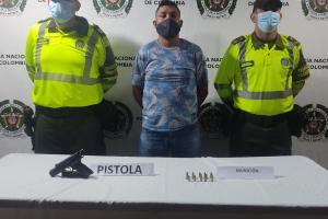 El capturado no tenía ningún permiso para portar armas