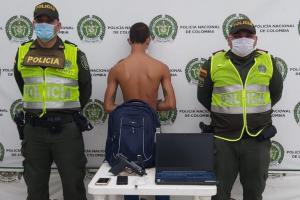 Minutos antes de su captura había sido reportado un robo a mano armada