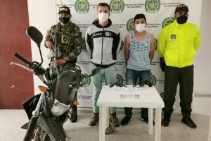 Los capturados fueron sorprendidos en San José de Kennedy