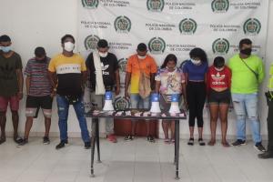 Los capturados estaría vinculados a la venta de chance ilegal