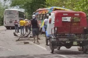 Accidente en vías del Atlántico