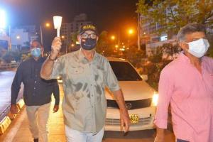 Alcalde William Dau, en manifestaciones
