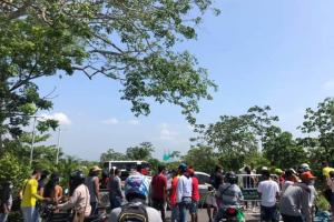 Bloqueos en el municipio de Turbaco