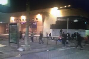 Desmanes en Plaza de la Paz en Barranquilla 