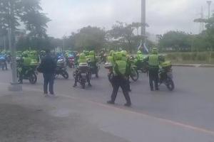 Disturbios en el suroriente de Barranquilla 
