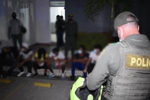 Al finalizar la aplicación de la medida de comparendo, estas personas salieron de las instalaciones policiales sin contratiempos