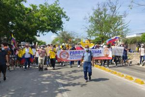Graves disturbios en nueva jornada de protesta en Barranquilla 