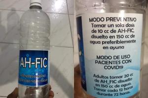 Medicamento no autorizado para combatir Covid 19