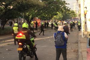 Desmanes en la previa del juego Colombia - Argentina 
