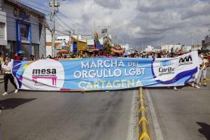 Primera marcha de la comunidad sexualmente diversa