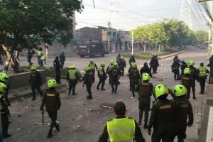 Protestas en Barranquilla.