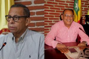 Concejal César Pión y ex concejal Américo Mendoza