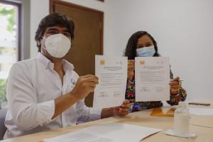 Alcaldía y universidad Rafael Núnez