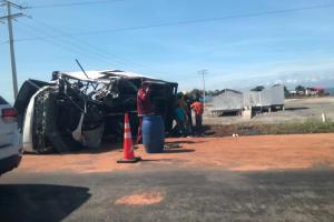 son varios los accidentes de tránsito que se presentan en el sector por imprudencia y alta velocidad 