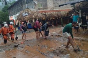 autoridades y organismos de socorro atienden las emergencias y evalúan las afectaciones de las lluvias 