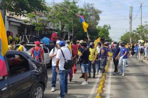 Protestas en Barranquilla.