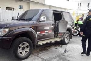 Autoridades están tras los responsables de un carro de valores en Cartagena