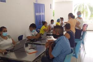 Punto de atención vacunación Covid Cedesarrollo