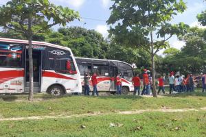 Protesta de conductores.