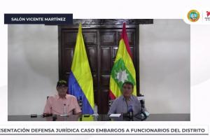 Declaraciones del alcalde William Dau sobre Contralor Distrital